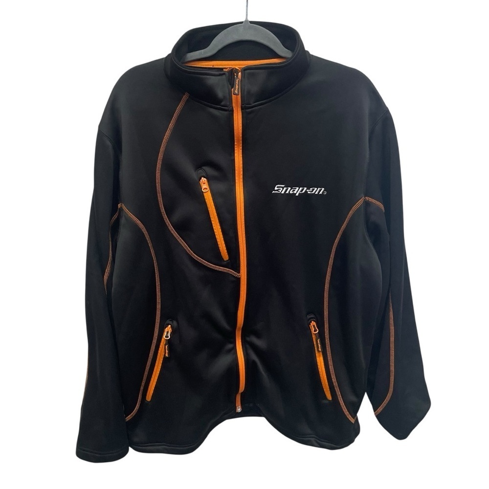 Snap On Mens Lethal Jacket By Choko Authentics XL Black Softshell Full Zip